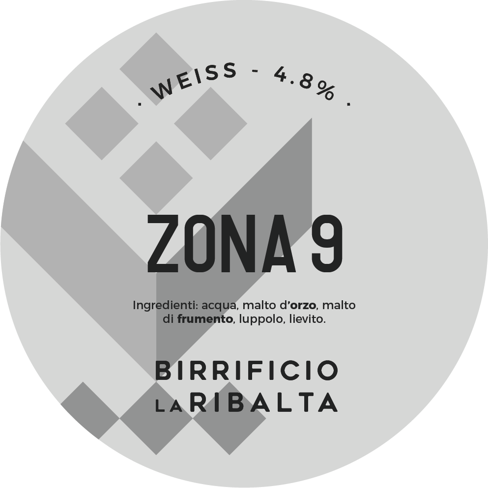 Birra Zona 9 - Weiss | Birrificio La Ribalta